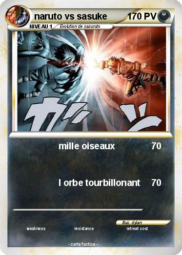 Pokemon naruto vs sasuke