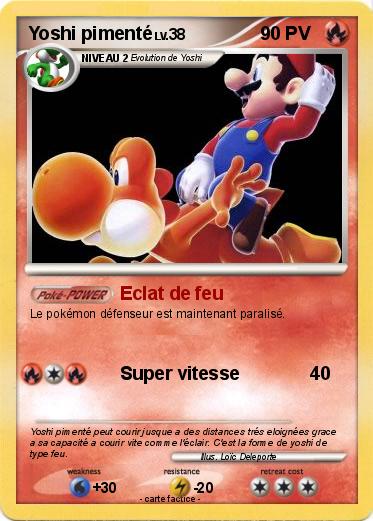 Pokemon Yoshi pimenté