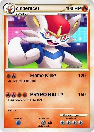 Pokemon cinderace!