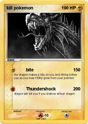 Pokemon kill pokemon