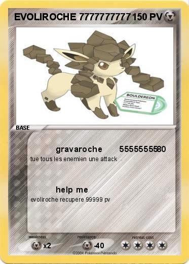 Pokemon EVOLIROCHE 7777777777