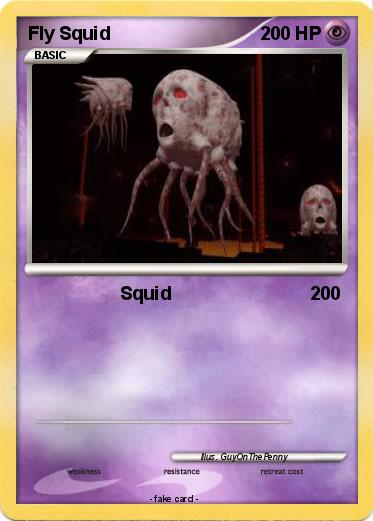 Pokemon Fly Squid
