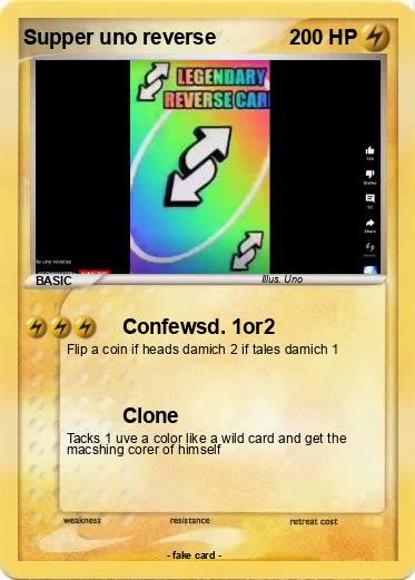 Pokemon Supper uno reverse