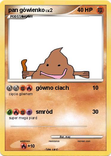 Pokemon pan gówienko