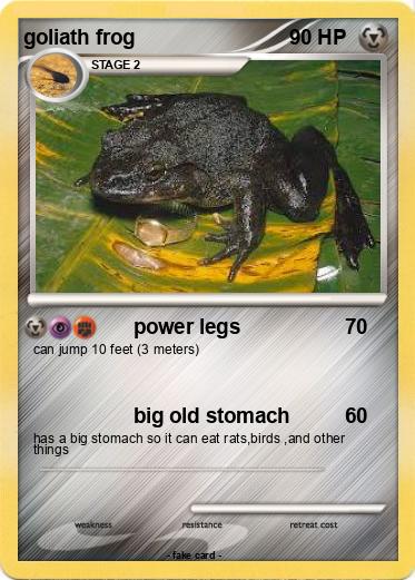 Pokemon goliath frog