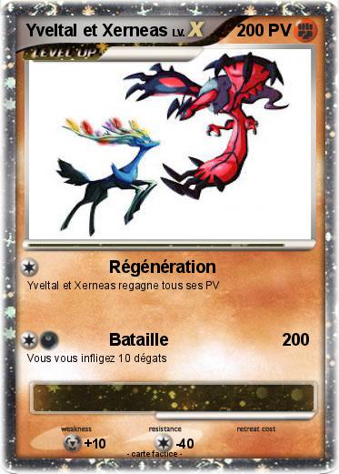 Pokemon Yveltal et Xerneas