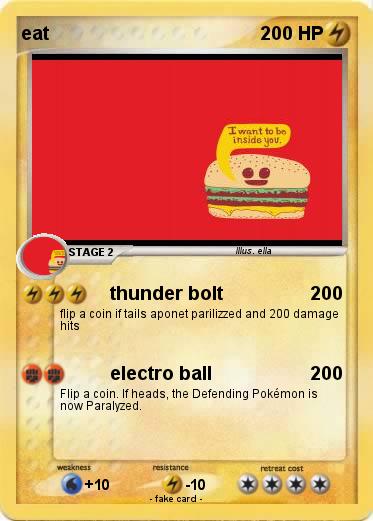 Pokemon eat