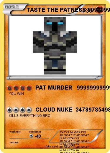 Pokemon TASTE THE PATNESS 99999999999999999999999999999999999
