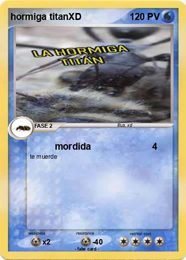 Pokemon hormiga titanXD