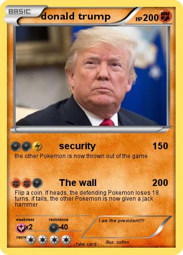 Pokemon donald trump