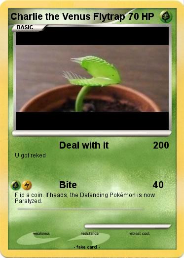 Pokemon Charlie the Venus Flytrap