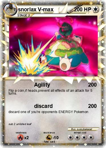 Pokemon snorlax V-max