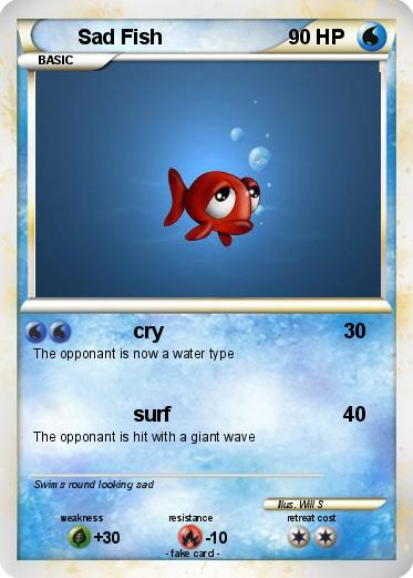 Pokemon Sad Fish