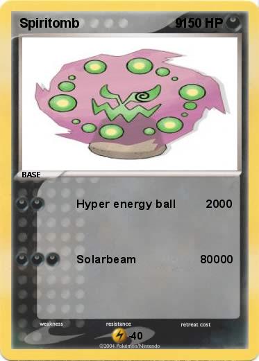 Pokemon Spiritomb                           9