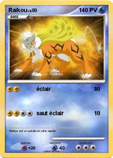 Pokemon Raikou