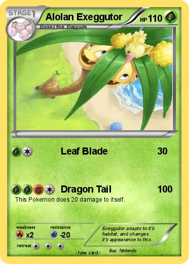 Pokemon Alolan Exeggutor