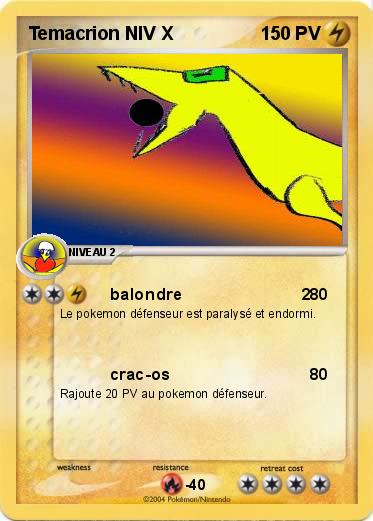Pokemon Temacrion NIV X