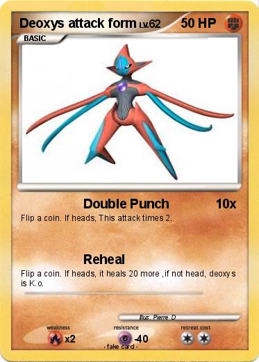 Pokemon Deoxys attack form