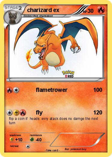 Pokemon charizard ex