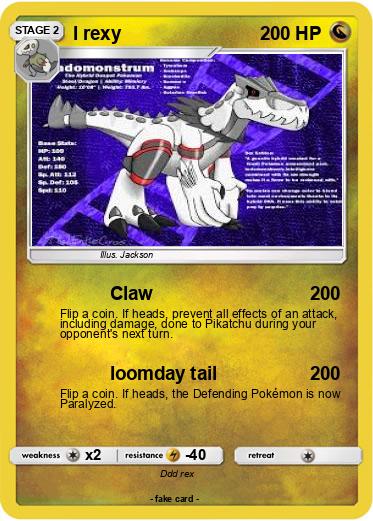 Pokemon I rexy