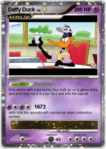 Pokemon Daffy Duck