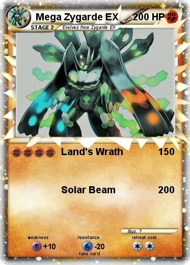 Pokemon Mega Zygarde EX