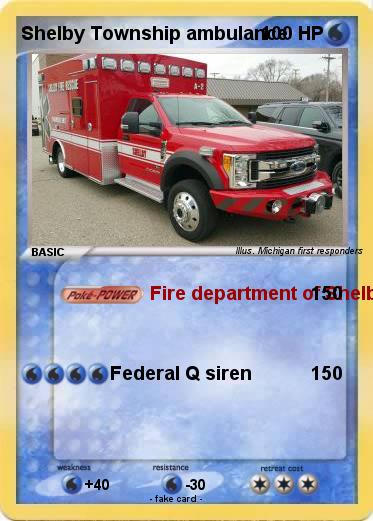 Pokemon Shelby Township ambulance