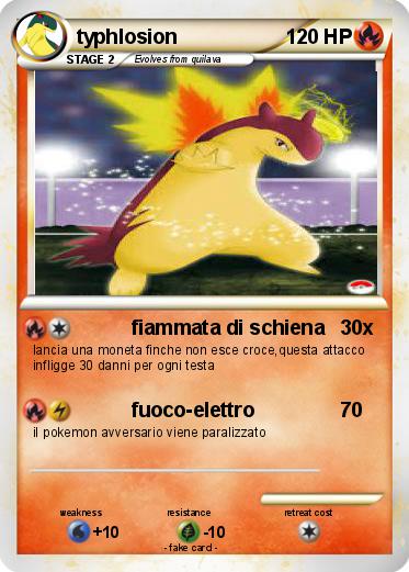 Pokemon typhlosion