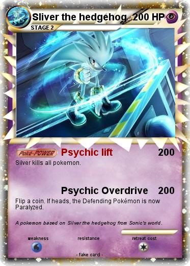 Pokemon Sliver the hedgehog