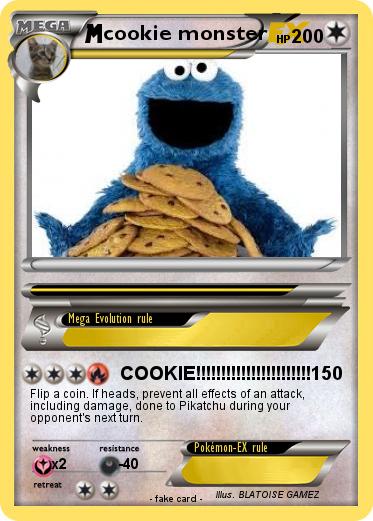 Pokemon cookie monster
