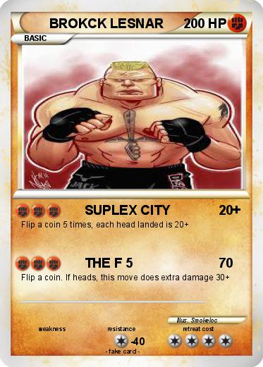 Pokemon BROKCK LESNAR