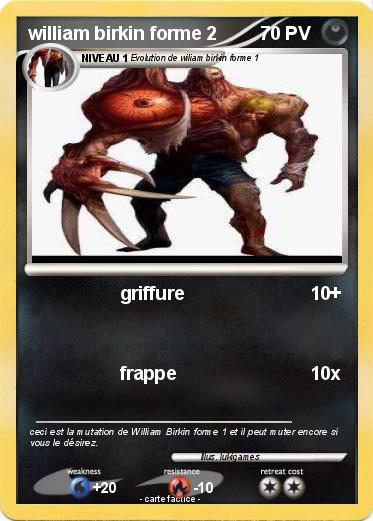 Pokemon william birkin forme 2