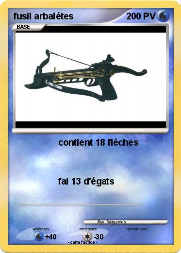 Pokemon fusil arbalétes