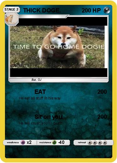 Pokemon THICK DOGE.