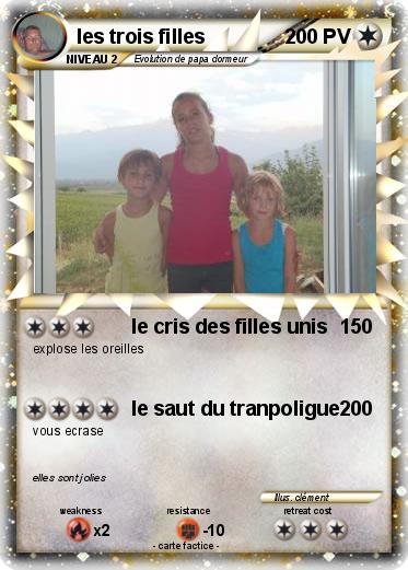 Pokemon les trois filles