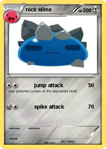Pokemon rock slime