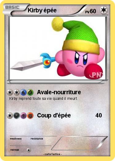 Pokemon Kirby épée