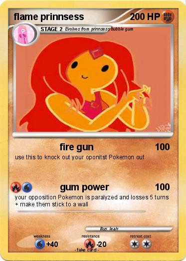 Pokemon flame prinnsess