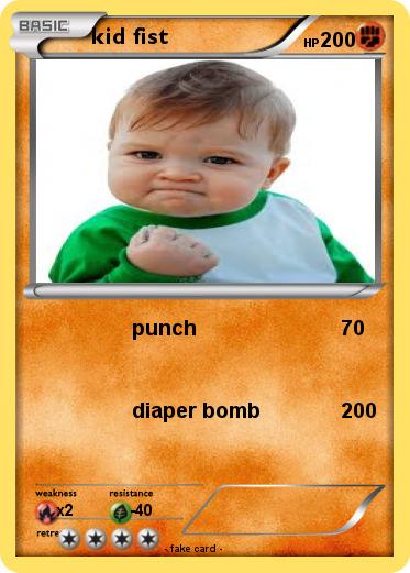Pokemon kid fist