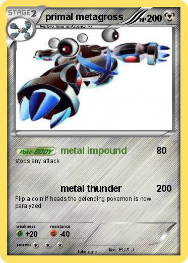 Pokemon primal metagross