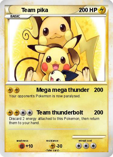 Pokemon Team pika