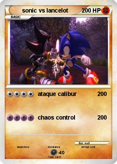 Pokemon sonic vs lancelot