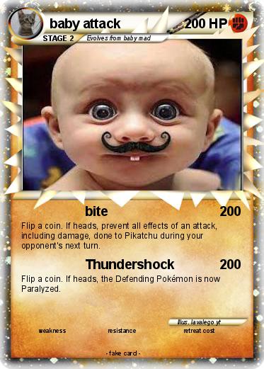 Pokemon baby attack