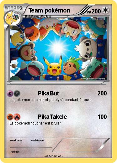Pokemon Team pokémon