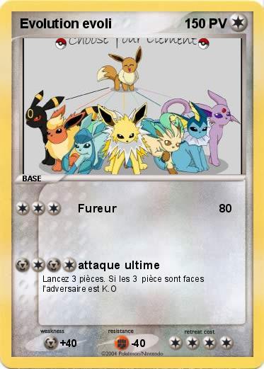 Pokemon Evolution evoli 