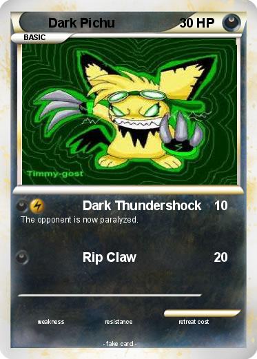 Pokemon Dark Pichu