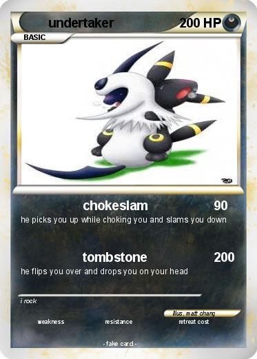 Pokemon undertaker