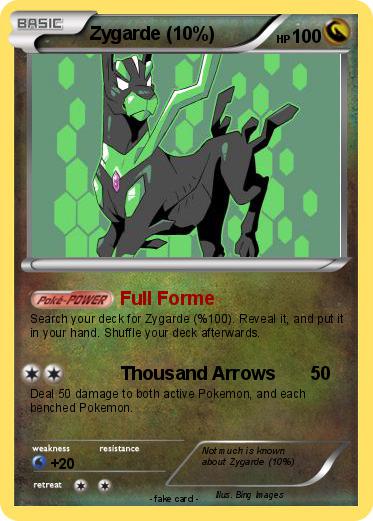 Pokemon Zygarde (10%)