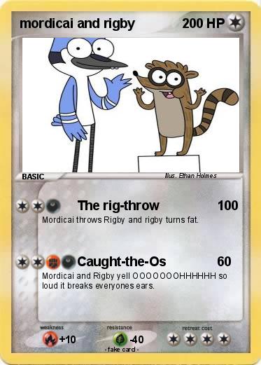 Pokemon mordicai and rigby