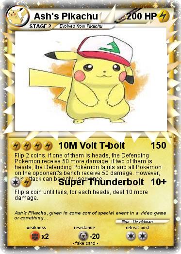 Pokemon Ash's Pikachu